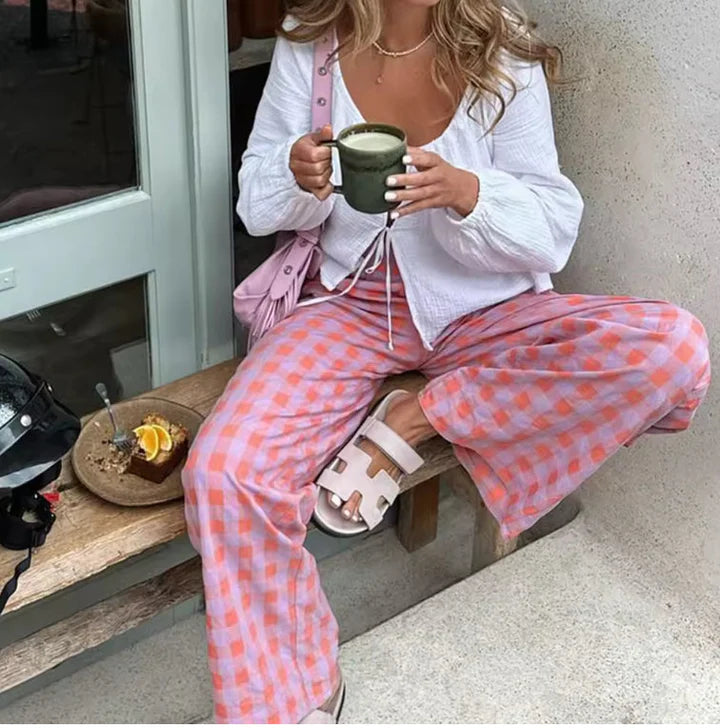 Nelbie | Wide Capri Pants