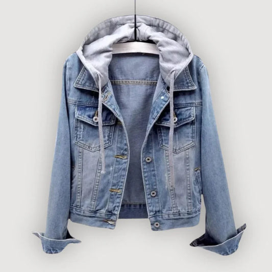 CARA – DENIM HOODED JACKET