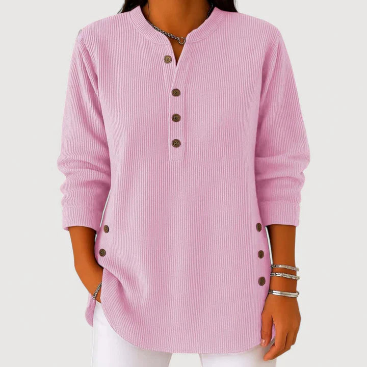 ANIKA – COSY BUTTON TOP