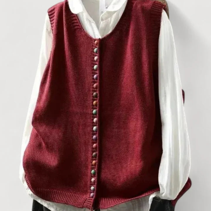 ALINA – CLASSIC KNITTED VEST