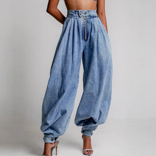 Mila | Women's High Waist Balloon Jeans