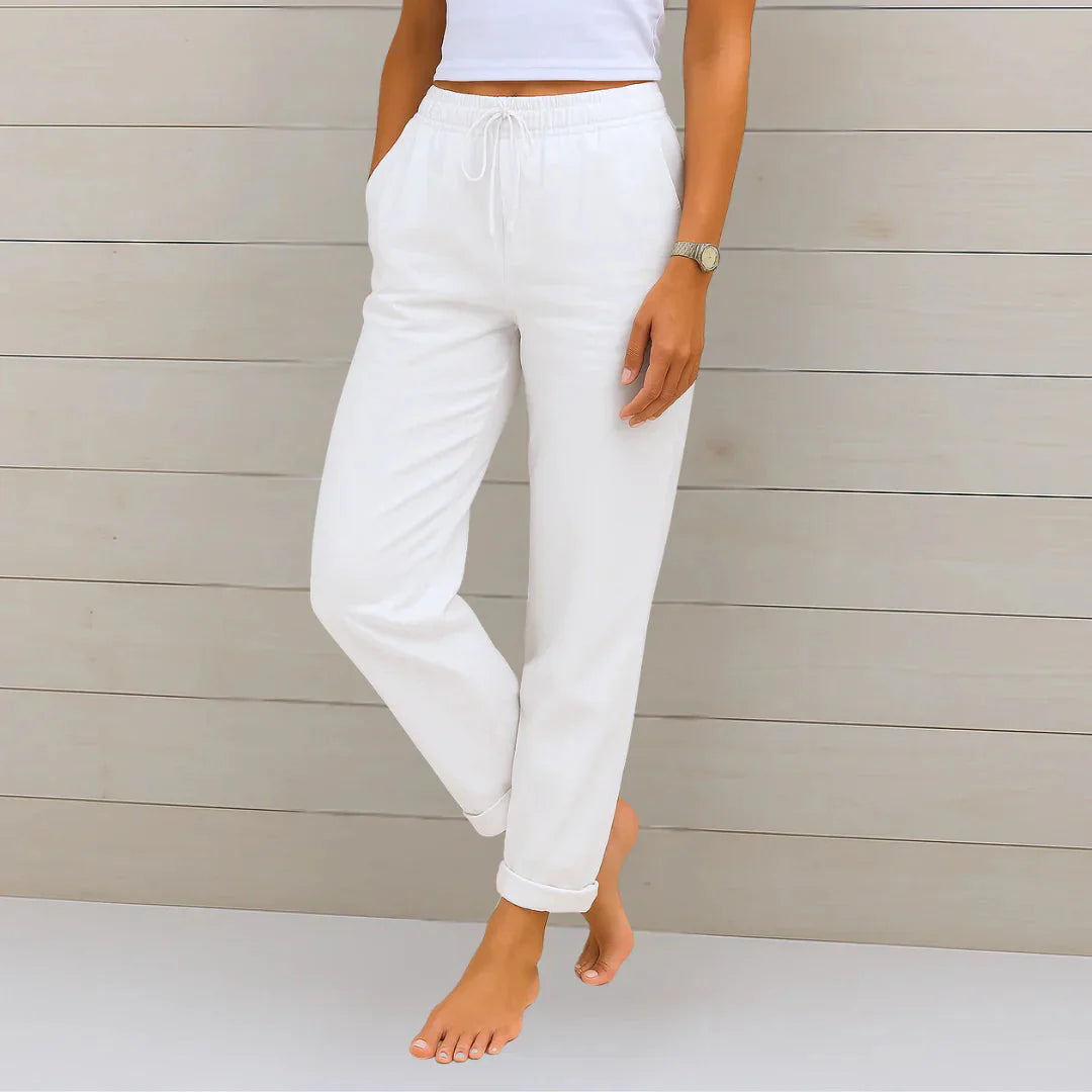 Ellaine | Linen Stretch Trousers