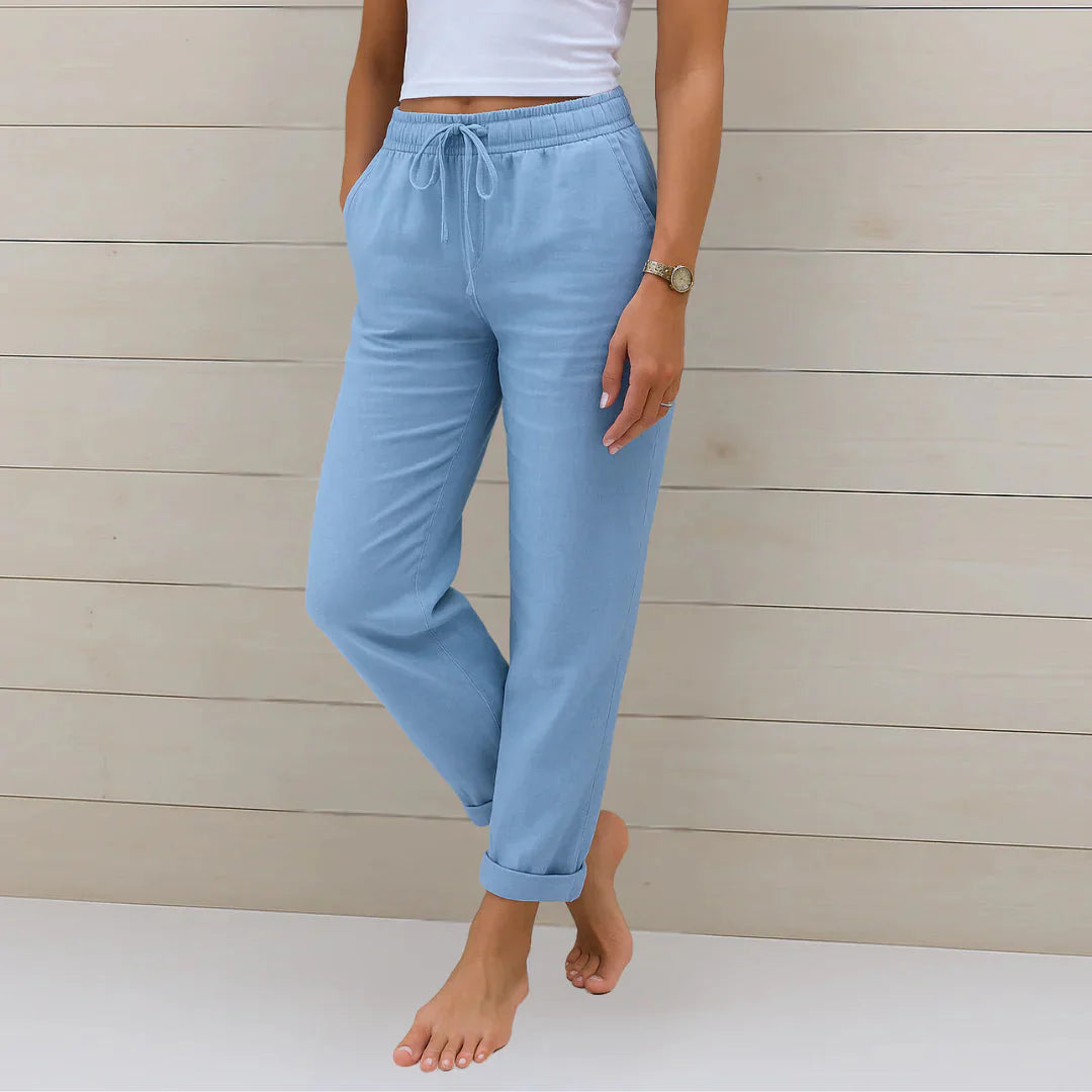 Ellaine | Linen Stretch Trousers