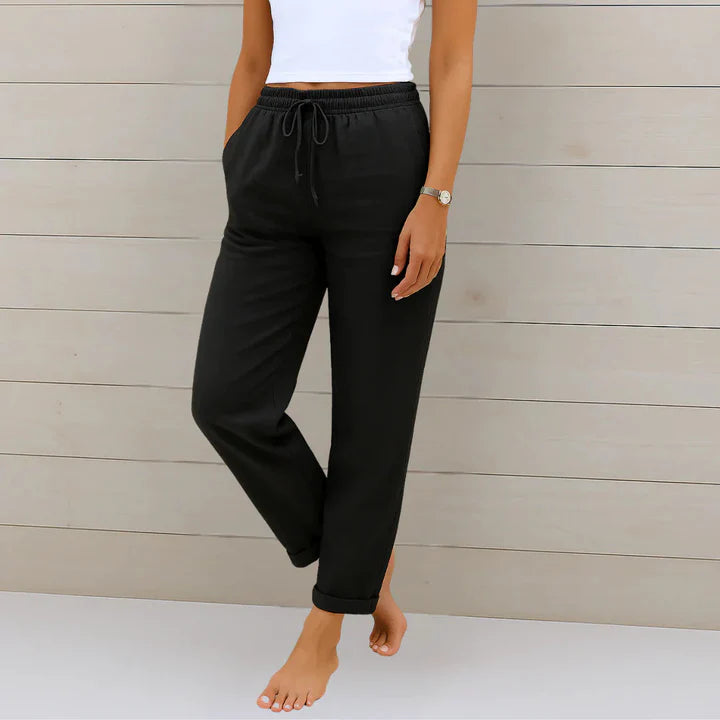 Ellaine | Linen Stretch Trousers