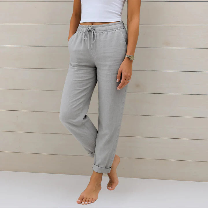 Ellaine | Linen Stretch Trousers