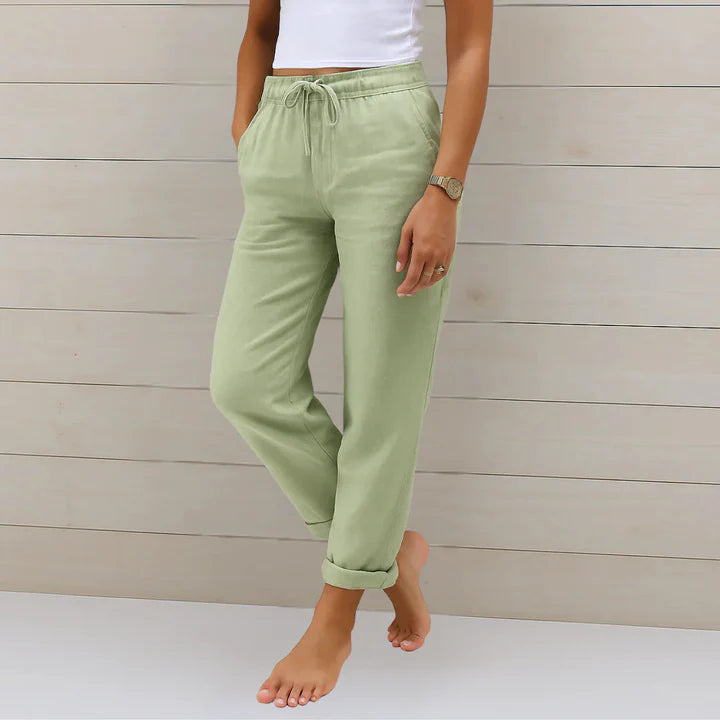 Ellaine | Linen Stretch Trousers